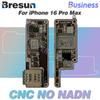 Outil de remplacement de carte mère découpé CNC Pour iPhone 16PM 16E US EU Carte logique Polissage CPU AP Carte RF Changement CPU Baseband Swap