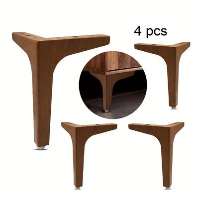 4pcs Cupboard Table Cabinet Cabinet Legs Metal Furniture Legs DIY Replacement Sofa Feet Metal Legs Furniture Bookcase Dresser