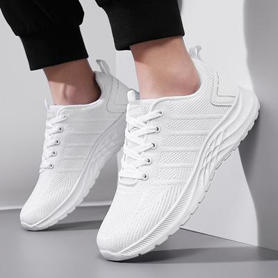 Neue Übergröße Paar Schuhe lässige weichsohlige Sportschuhe atmungsaktive Einzel Schuhe Fly-Woven Mesh Schuhe
