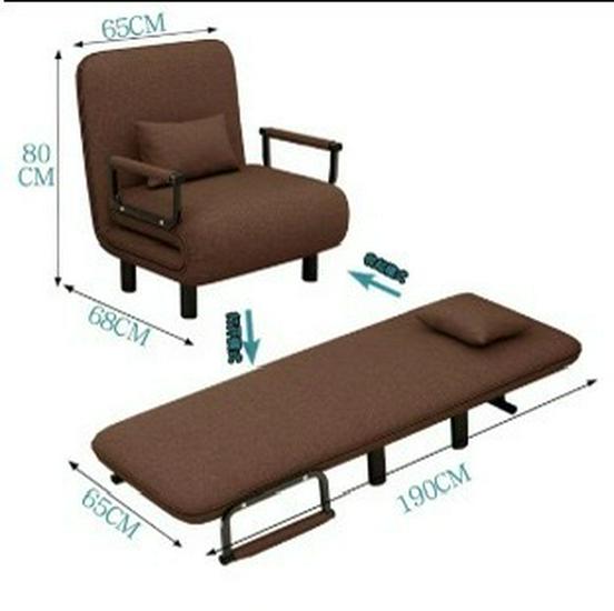 Convertible Sofa Bed for Small Apartments - Dual-Use, Lazy Living Room Furniture, Multifunctional Double or Single Option