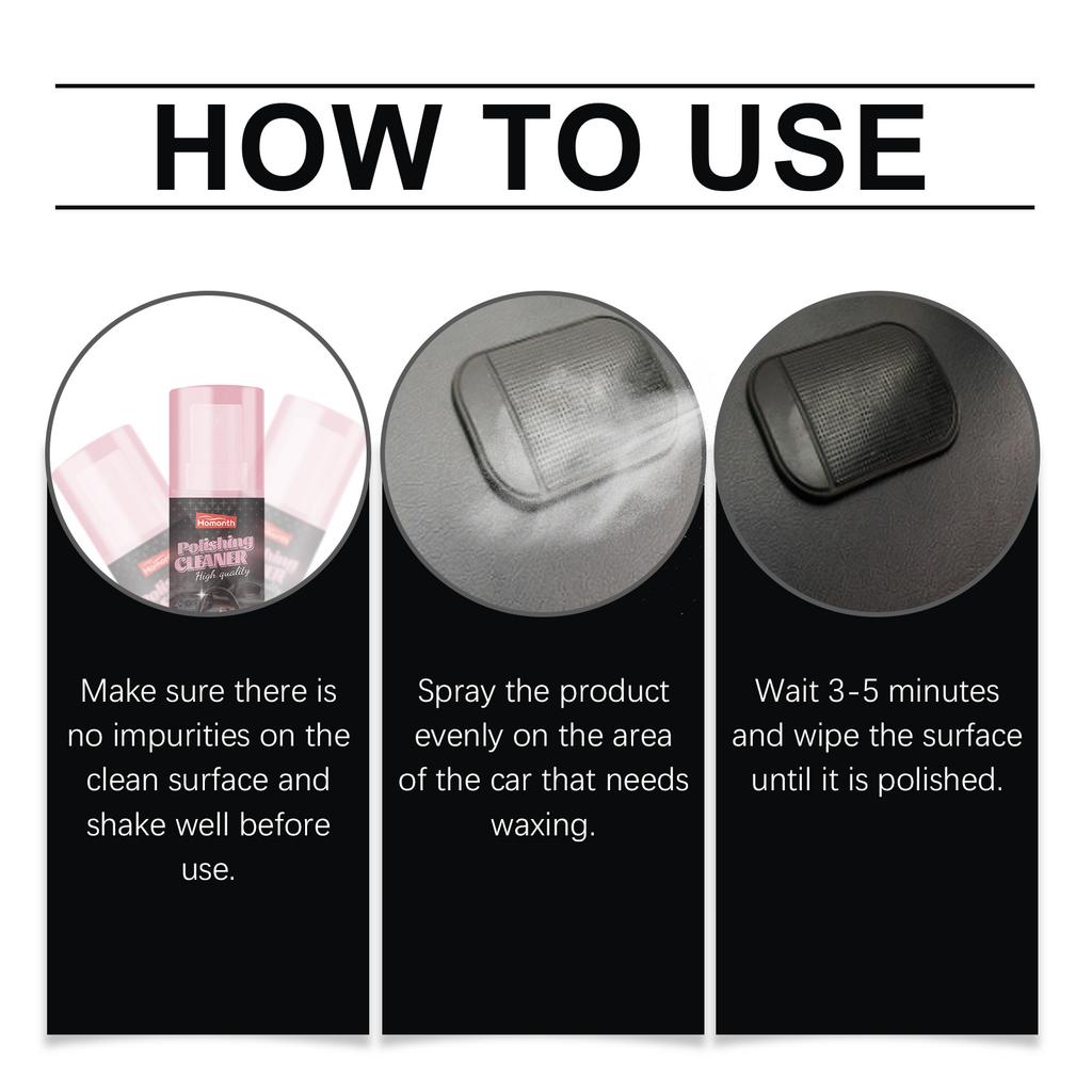 100ml Leštidlo do interiéru auta Čistič lesku auta Detailer interiéru Sprej na ochranu proti blednutí barev Péče o auto Detailovací sprej