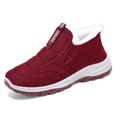 Botas de Nieve para Mujer Forradas de Piel Calientes Botas de Invierno Antideslizantes Botines Ligeros Zapatos para Senderismo al Aire Libre Caminar Planos para Mujer