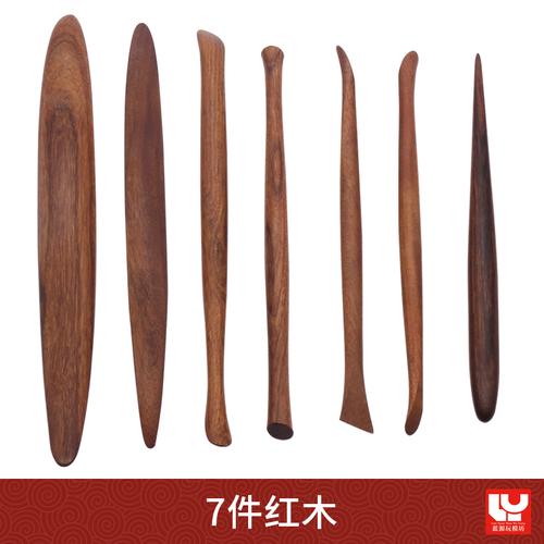 Redwood Mahogany Carving Tools DIY Soft Pottery Clay Pottery Modeling Carving Details Clay Shaping Knife
