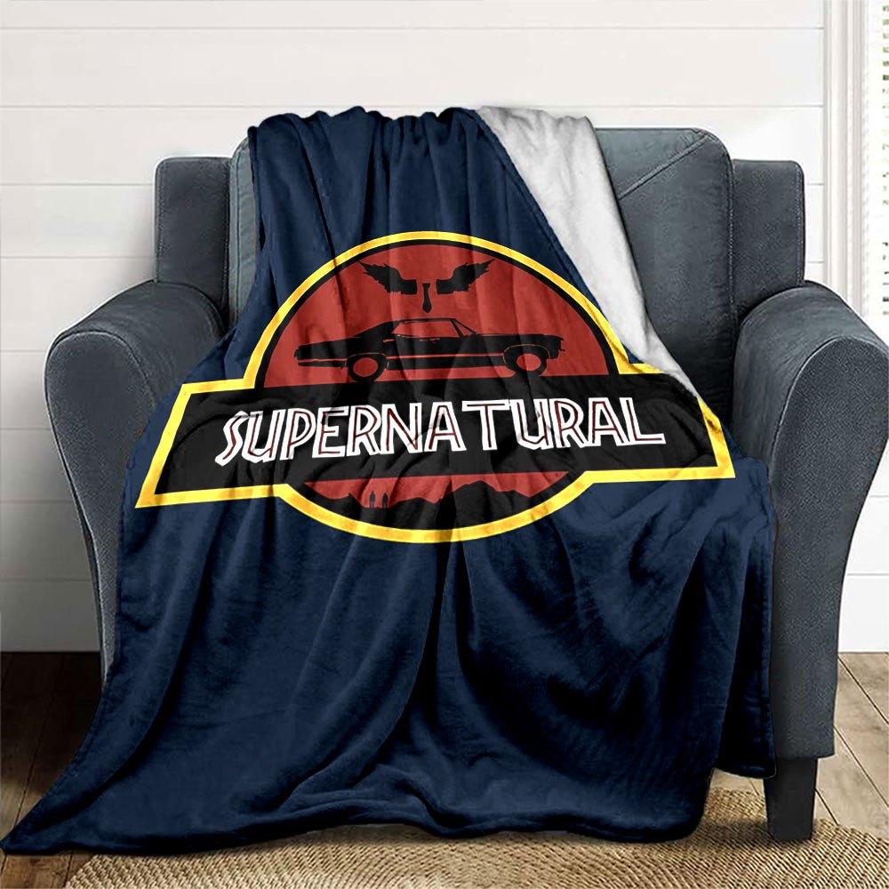 1pc Supernatural 19 Blanket Soft Warm Throw for Home, Office, Travel All Season Cozy Bedding Gift, Office Cozy Accessory
