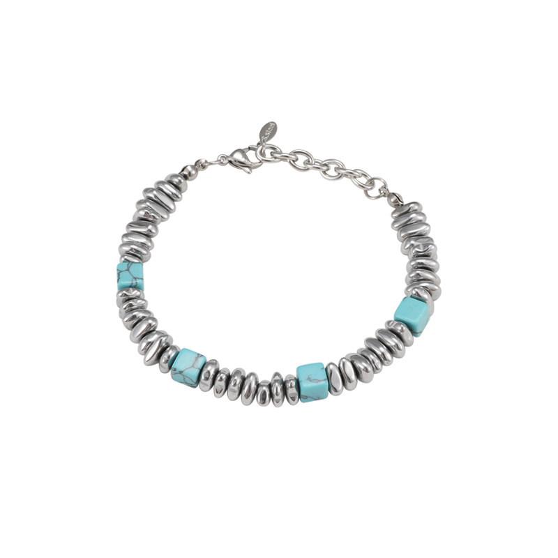 Titanium Steel Bracelet Men Minimalist Irregular Fashion Hand Chain