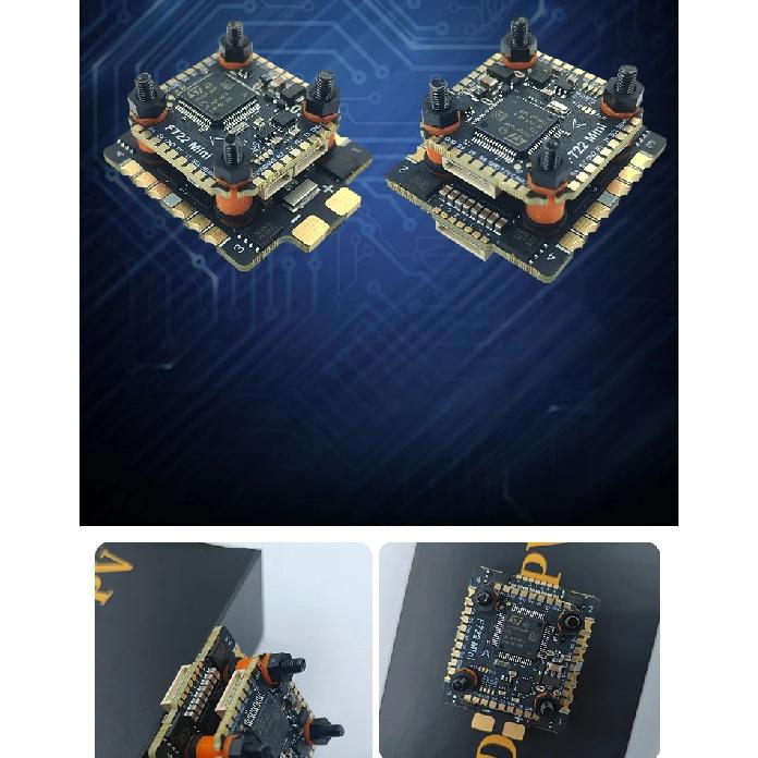 DAKEFPV Mini F722 FC Mini-Stack F722 6S 55A 8S 70A BLS Bluejay ESC 20X20mm Flugcontroller für 3 Zoll 4 Zoll 5 Zoll FPV Drohne