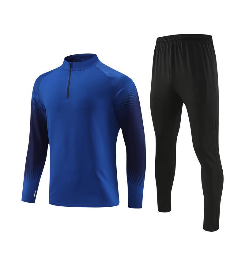 Unisex Long-Sleeve Football and Fitness Training Suit for Adults