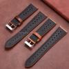 Handgefertigtes Rindslederarmband 18mm 20mm 22mm Vintage Braun Schwarz Leder Uhrenarmband für Seiko Premium Armband Atmungsaktive Armbänder