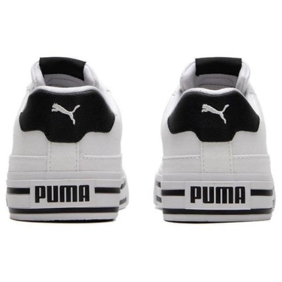 PUMA Court Classic Vulc White Black - 395020-02 Men's Shoes