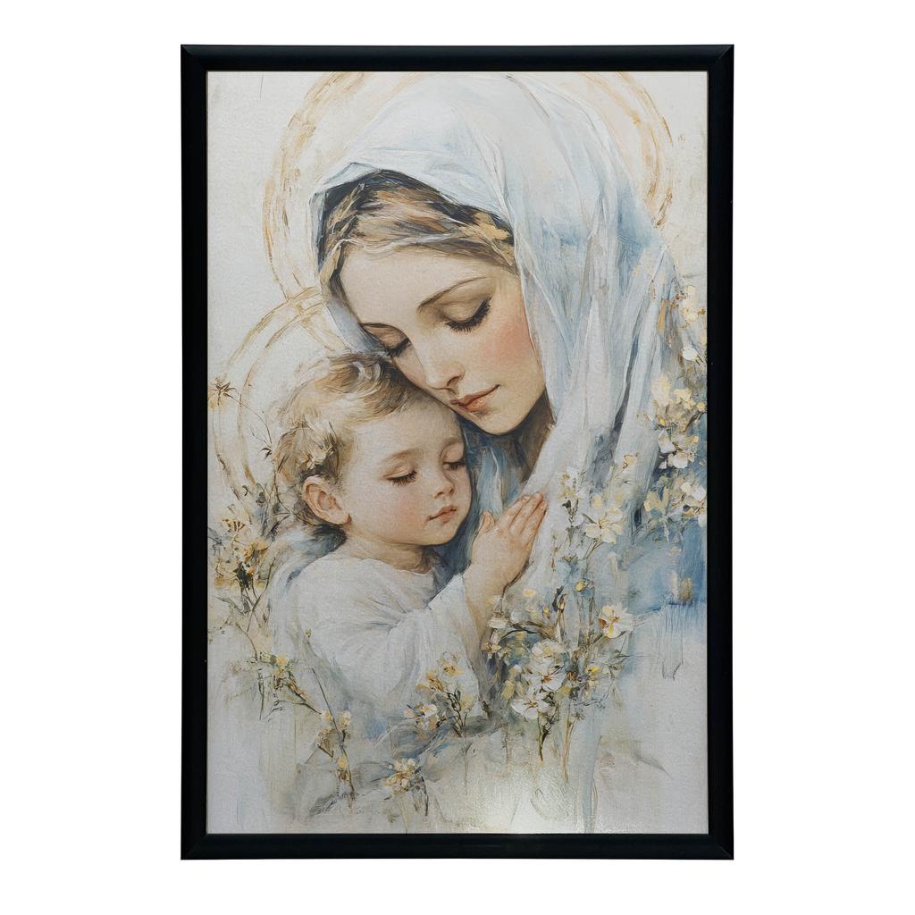 Mother With Child - Picture of the Virgin Mary with Child Mother With Child - Picture of the Virgin Mary with Child, 40X50 Cm, Frameless, Matte Paper 2