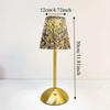 Fabric Shade Pleated Desk Lamp Metal Base LED Night Light Modern Design Touch Bedside Lamp  Bar