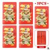 2026 Horse Year New Year Tai Sui Prayer Card 2/5Pcs Taoist Feng Shui Amulet Card Pvc Portable Bring Wealth And Luck