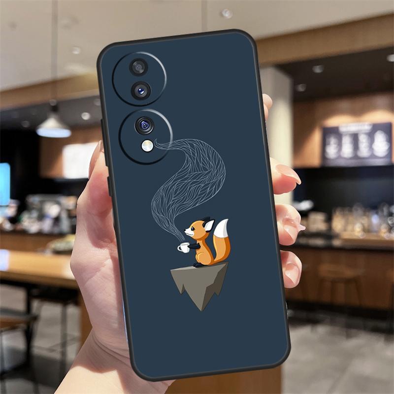 Anime Funny Fox Case For Honor Magic 5 6 7 8 Pro Honor 200 400 50 70 90 Lite X8b X8c X9b X9c X9d Win RT Cover