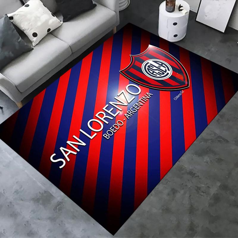 San Lorenzo Logo Carpet Rug for Living Room Bedroom Home Sofa Decoration,Kids play Non-slip Floor Mat