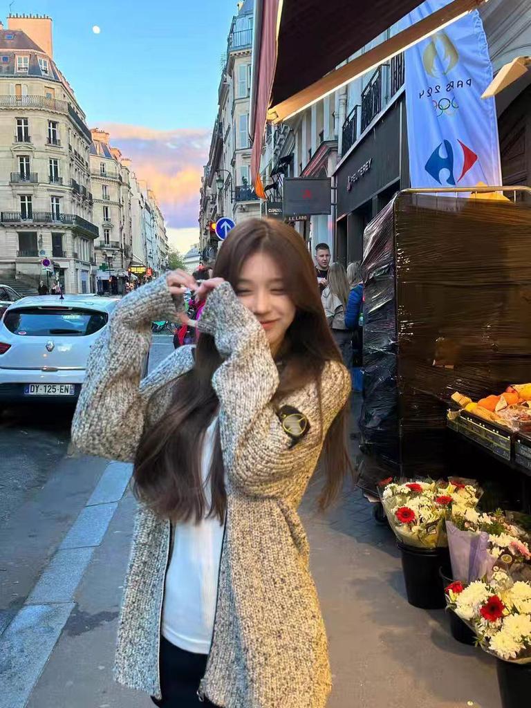 STONESLAND Unisex Strickpullover mit Stehkragen und Reißverschluss