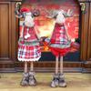 Christmas Ornaments Xmas Long Stretchable Leg Reindeer Plush for Doll Gifts