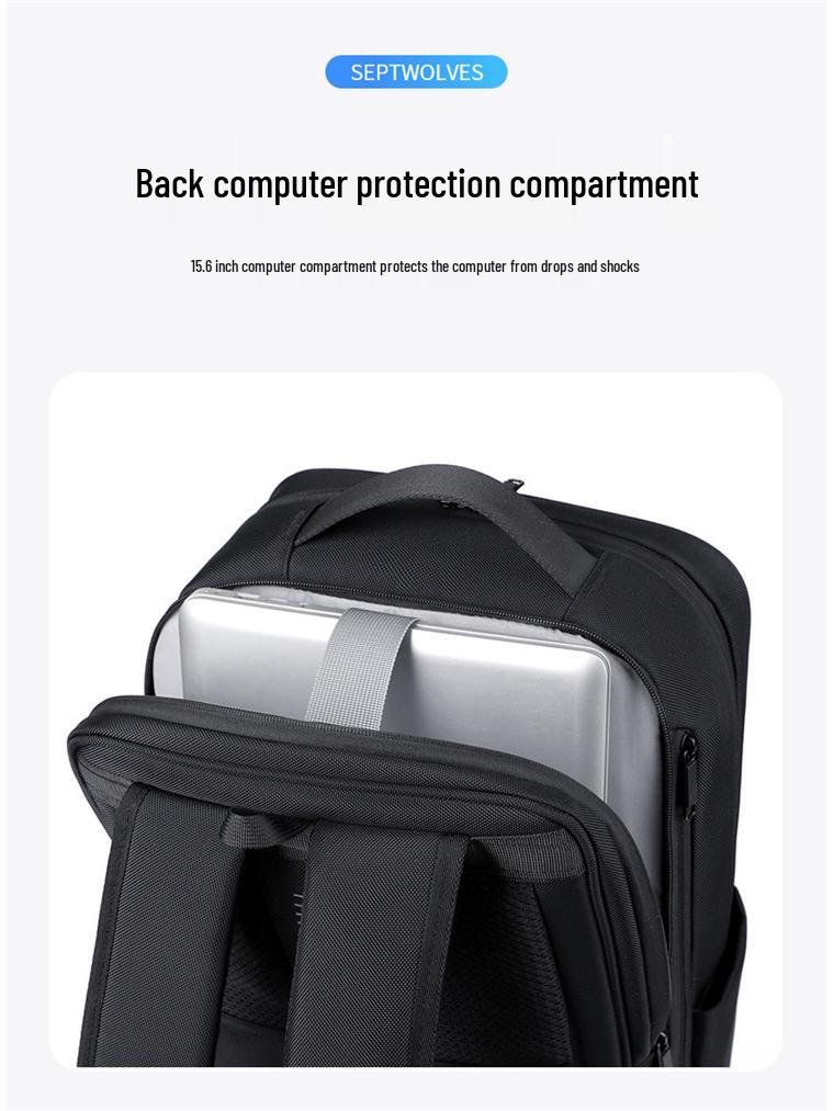 Unisex Water-resistant Travel Laptop Backpack for Business, Outdoor, and School Use