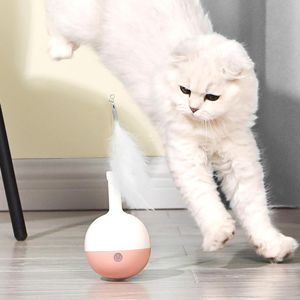 Cat Toys Treat Dispensing Funny Fun Cat Teaser For Kitten Pets Cats Playtime Indoor Energy Consuming Exercise Training Home