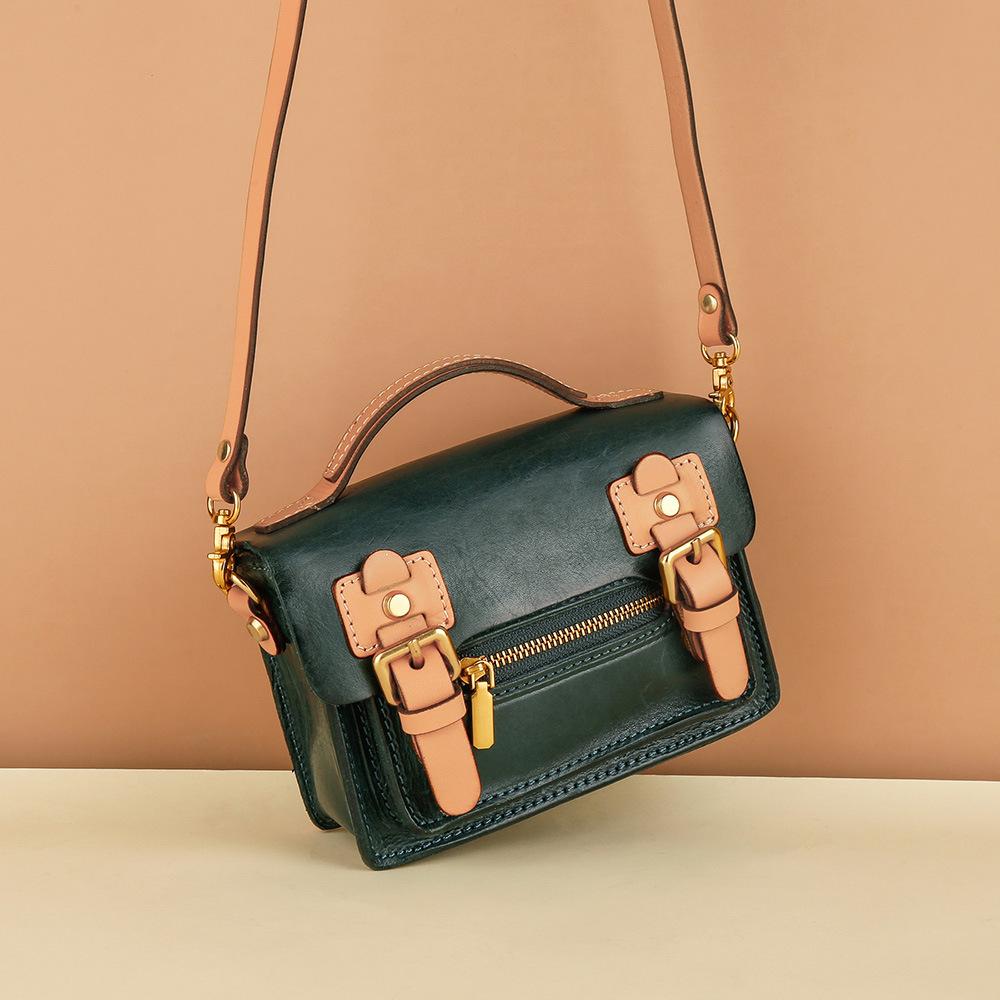 

JOGUJOS премиальная женская сумка из коровьей кожи первого слоя, ретро кожаная сумка-мессенджер, модная повседневная сумка через плечо, женская сумка