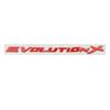 Car ABS Rear Trunk Letters Logo Badge Emblem Decals Sticker For Lancer Evolution X Styling Decoration Accessories
