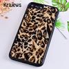 Krajews leopard and tiger fur pattern Soft Phone Case For iPhone 17 Air 16 15 14 plus 11 12 13 pro max coque Fundas