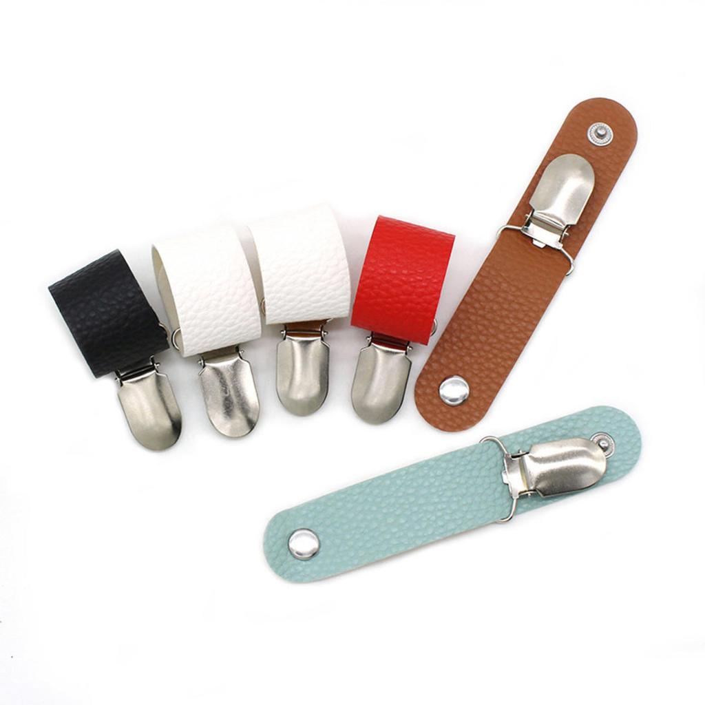 Travel Leather Hat Clamp Outdoor Backpack Luggage Storage Bag Multifunctional Straw Cap Clip Hat Accessories