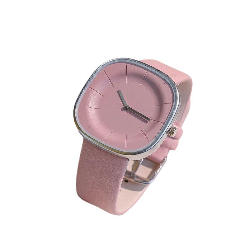 Minimalist Design Watch Female Student Niche Square High Value Creative Fashion Couple Watch