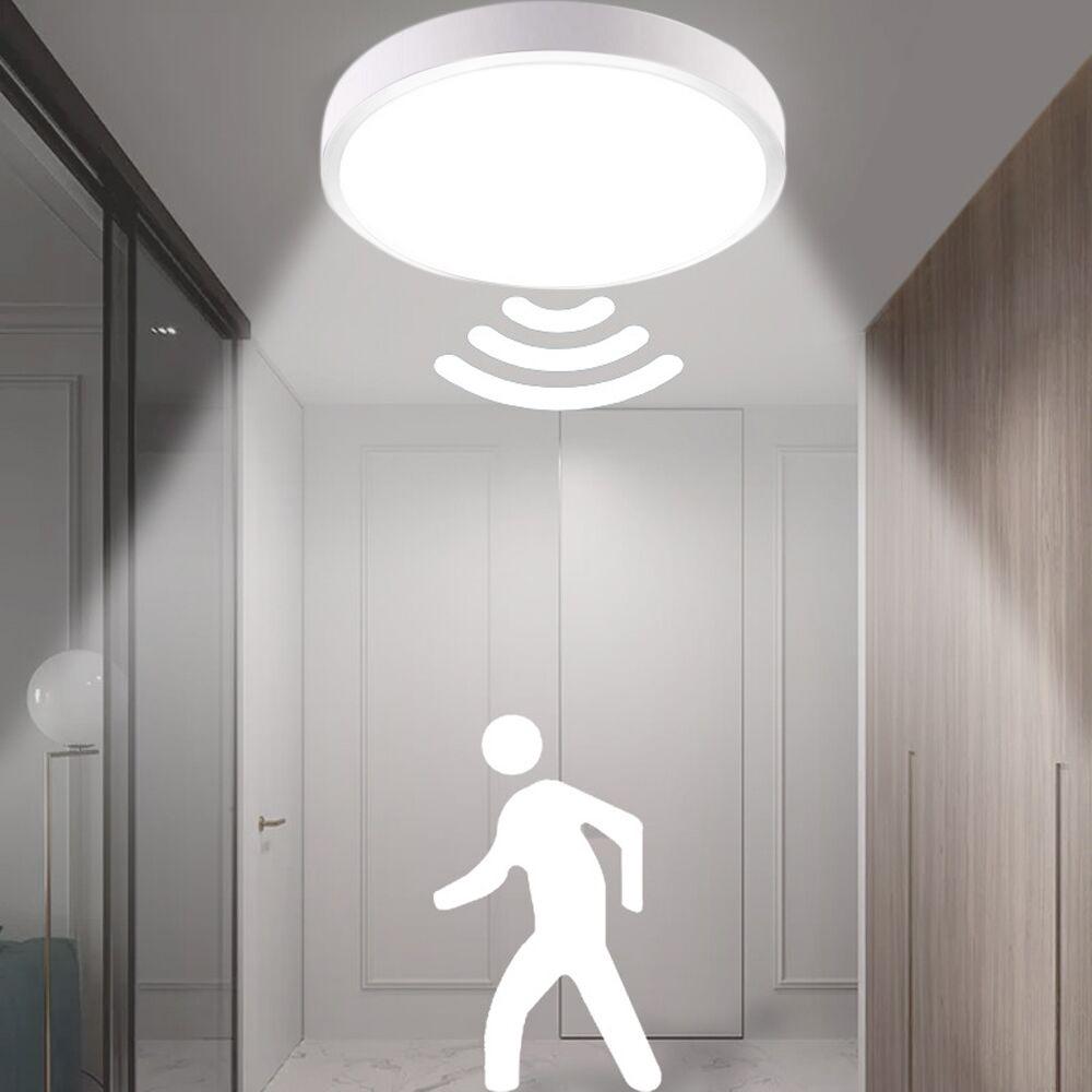 12W 18W LED Ceiling Light With PIR Radar Sensor Modern Indoor Lamp For Living Room AC 85-265V