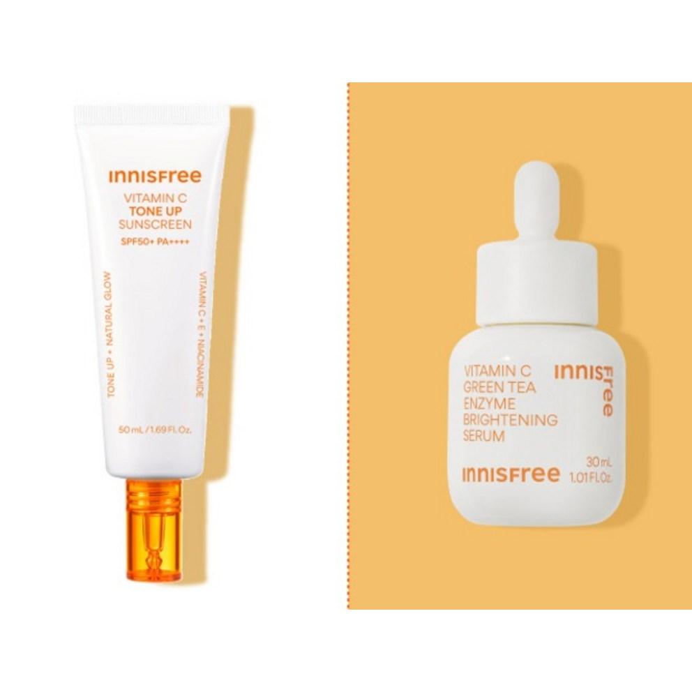 innisfree New Vita C Green Tea Enzyme Dark Spot Toning Serum, 30ml