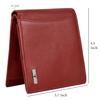 Oliver Red Leather Wallet & Pen Combo Gift Set for Men