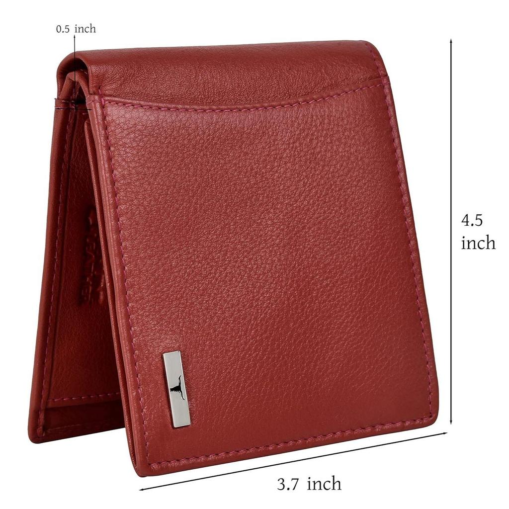 Oliver Red Leather Wallet & Pen Combo Gift Set for Men