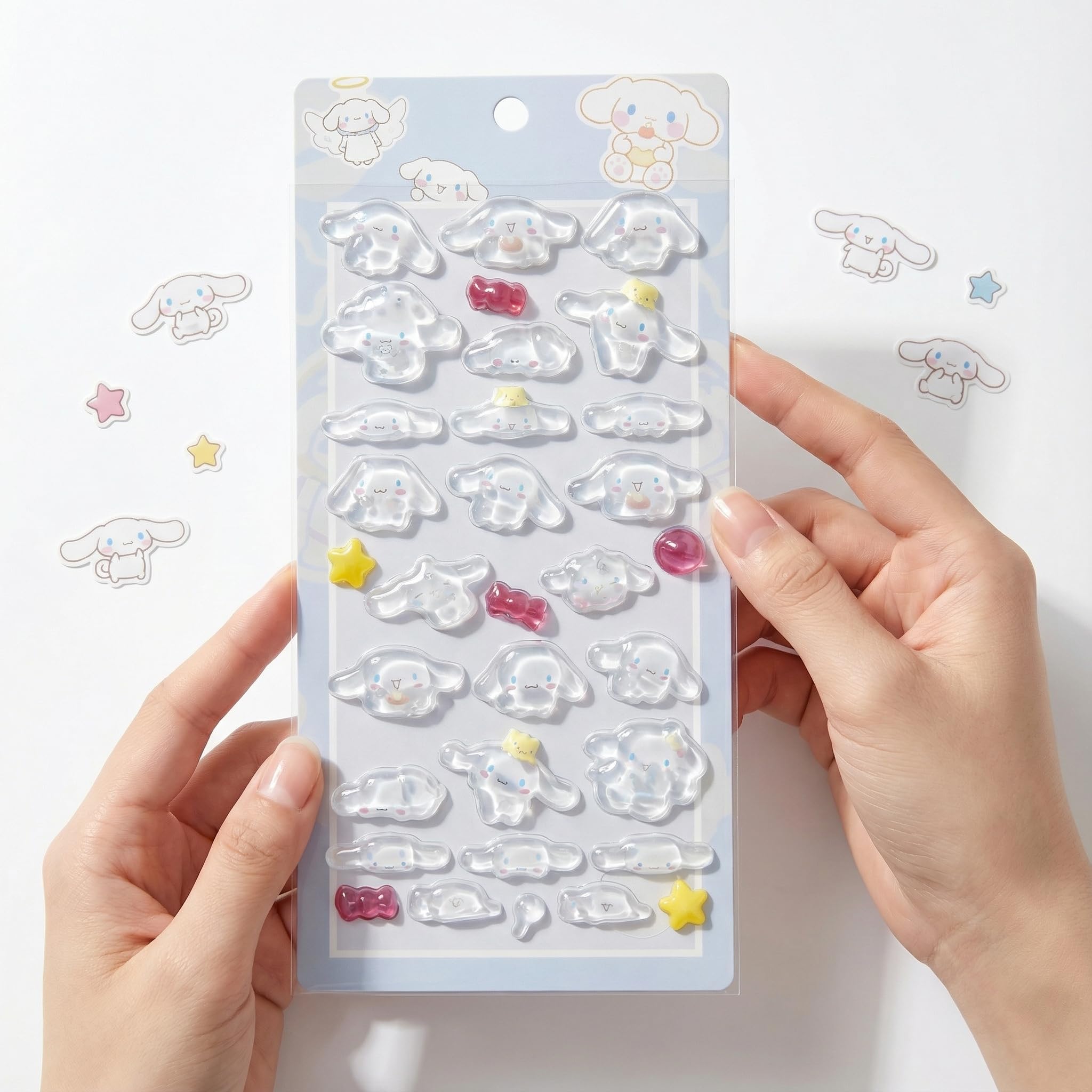 

Ocukly 3D Puffy Sticker Pop-up Design 1 Sheet for Decoration Girl s Planner Notebook Smartphone Water Bottle Relief Sticker