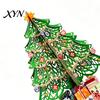 Festive Party Table Centerpiece 3D Puzzle Paper Christmas Tree Decoration, Holiday Desktop Ornaments Decoration for Shop Windows with Star Topper And