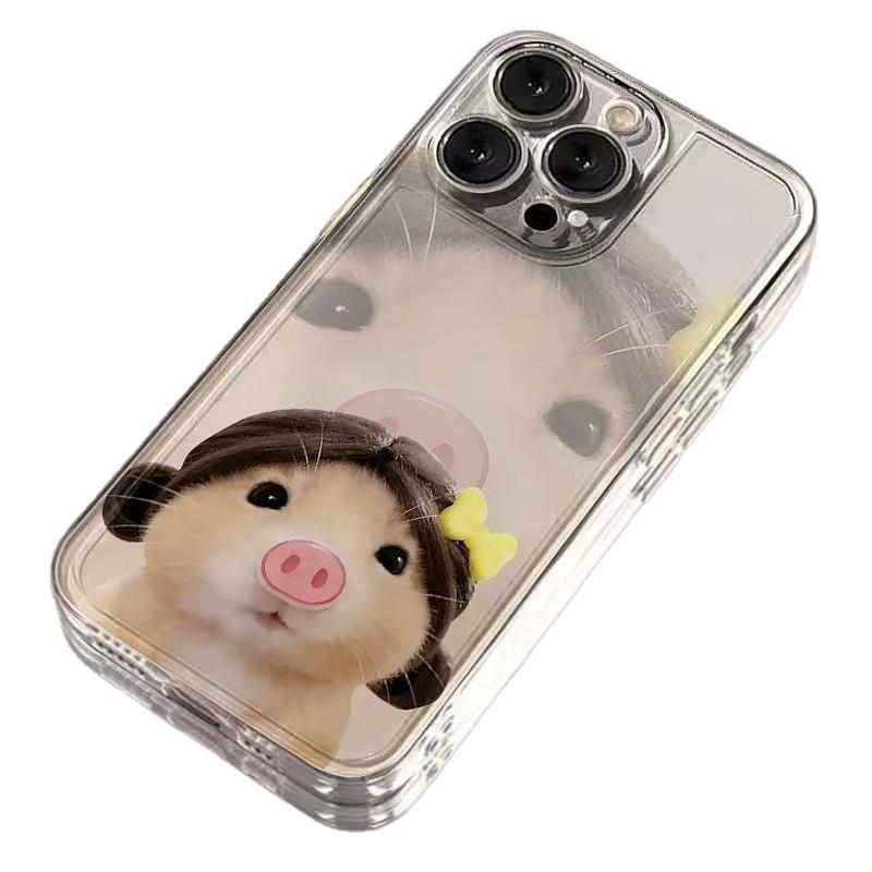 Cute Pig for Iphone17promax Mobile Phone Case Apple 16/14pro Female 13/12/15/11pro