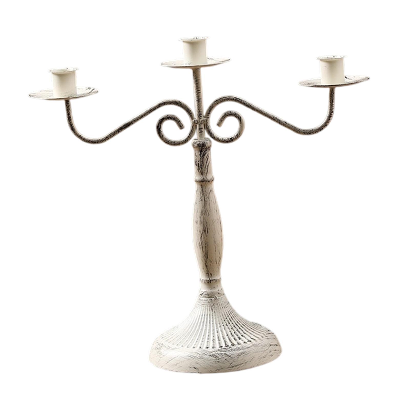 

Candlestick Holder Centerpiece Dinner Candelabrum Multi Arm Candelabra for Anniversary Kitchen Counter Church Farmhouse New Year