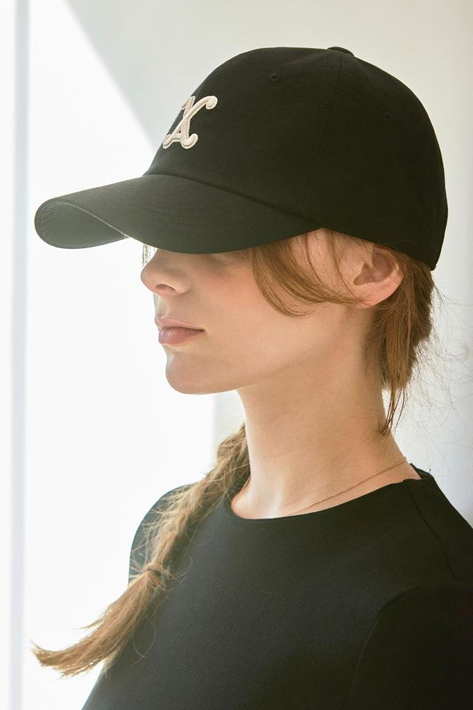 VA Curved 3D Logo Ball Cap Black