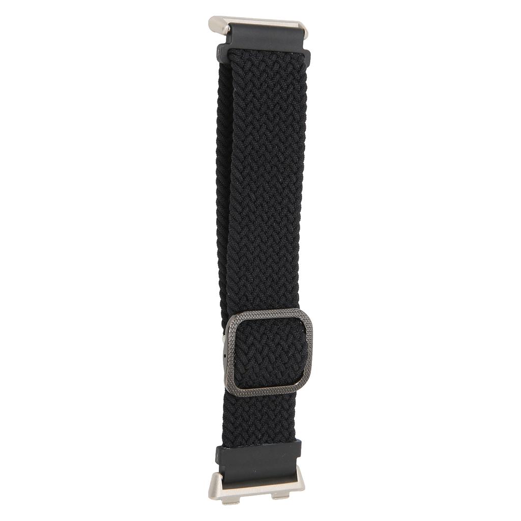 Adjustable Smartwatch Strap for Oppo Watch 2 46mm Knitting Elastic Loop Watchband ReplacementBlack