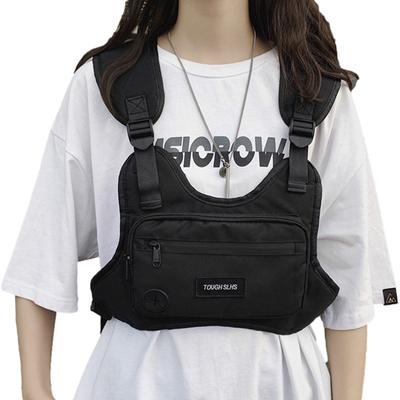 Wasserdichte Outdoor-Funktionsweste, taktisches Werkzeug, Brusttasche, Hip-Hop-Weste, hübsche Oberbekleidung, tragbare Brusttasche
