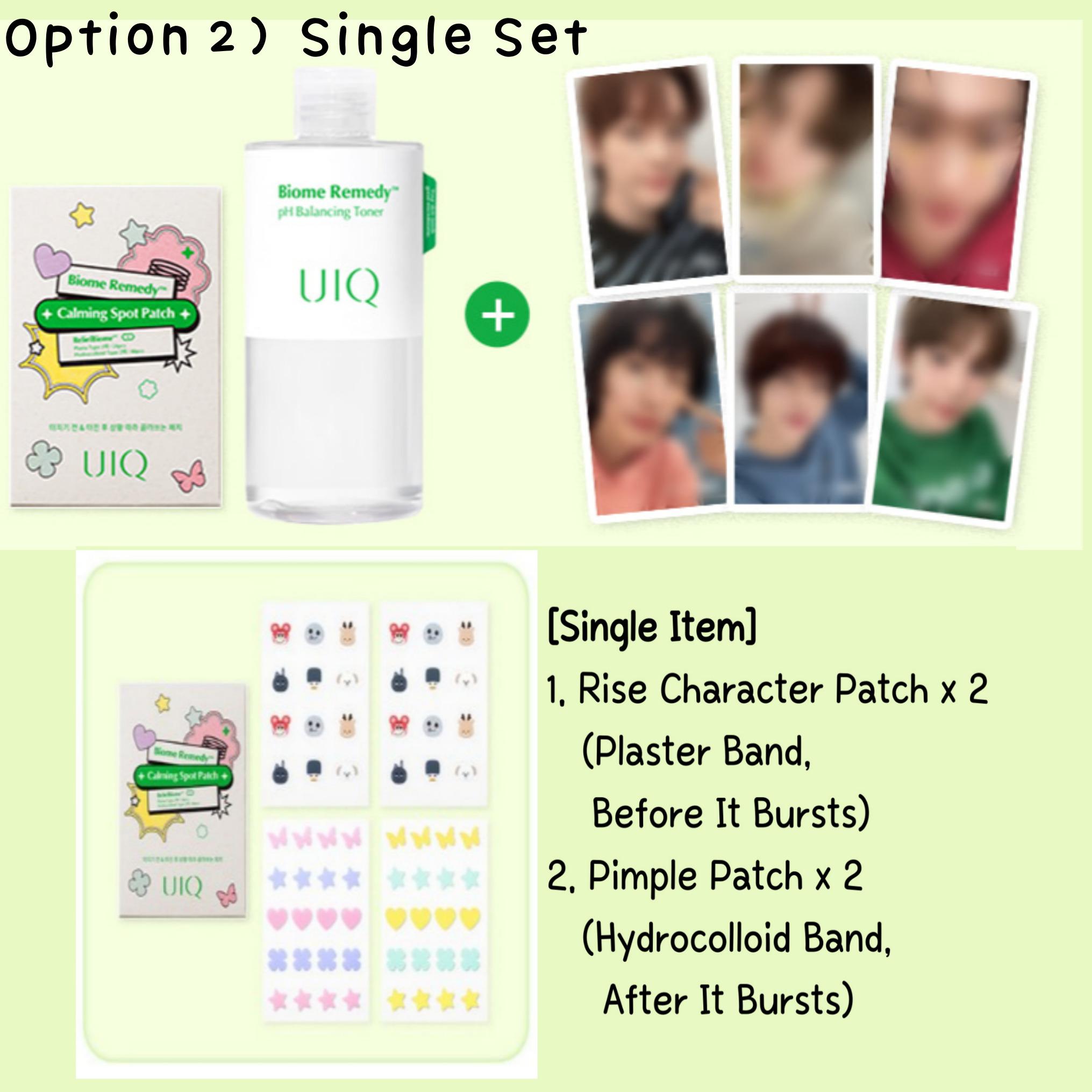 

*[Предзаказ до 29.11] Набор успокаивающих точечных пластырей RIIZE X UIQ Biome Remedy / Линия по уходу за проблемной кожей Single Set