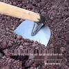 Traditional Thickened Manganese Steel Hoe for Weeding, Planting, and Soil Loosening