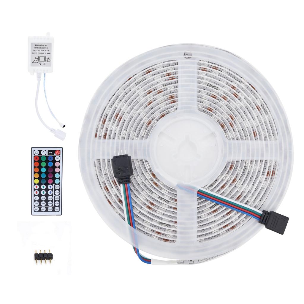 16.4ft LED Strip Light Remote Control 44?Key Adjustable 5050 300LEDs RGBW Waterproof Rope LightUS