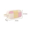 Corduroy Makeup Bag With Large Capacity For Travel And Cosmetics Storage