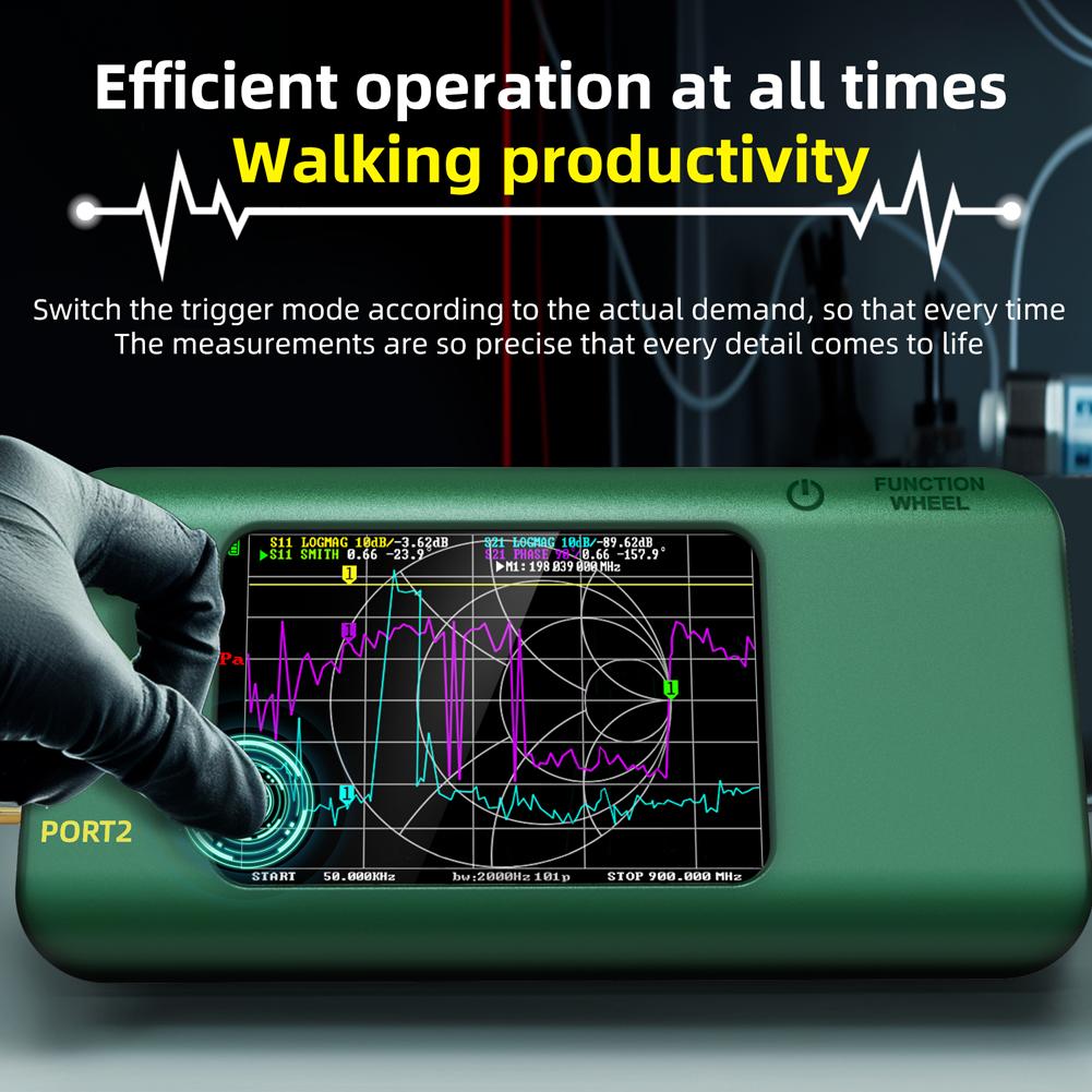 Handheld Portable Vector Network Analyzer Multifunctional HF VHF Ultrahigh Frequency Analyzer with