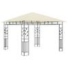 Gazebo with Mosquito Net 3 X 3 X 2.73 M Cream 180 G M²