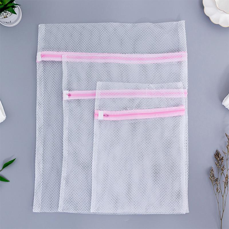 10pcs Laundry Wash Mesh Bag Zipped Clothing Care Washing Net Washing Machine Special Laundry Bags For Underpants Bra Socks