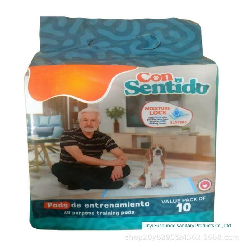 

Dog Urine Pad Diapers Pet Supplies Toilet Deodorant Hydrophilic Pad Baby Diapers Disposable Wet Proof Pad Urinal Pad for Pet Urine Pad Export S 33*45 thickened 10 pieces