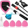 Telescopic Microfiber Car Window Cleaning & Defogging Brush Set