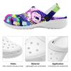 Printed EVA Garden Clogs Women Men Breathable Lightweight Slip On Shoes Beach Pool Bathroom Home Daily Sandals Casual Walking