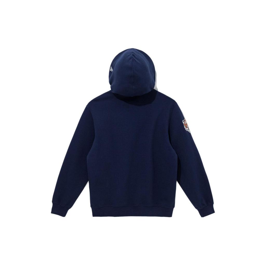 New Era SS24 MLB Detroit Tigers Logo Embroidered Pullover Hoodie Men Hoodies Navy-Blue 14179209