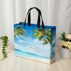 1PC Large Capacity Eco Waterproof Fabric Grocery Bag Reusable Non-Woven Shopping Bag Tote Bag